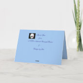 Samoyed Puppy Wenskaart: "Gotcha" Day Celebrate Kaart (Achterkant)