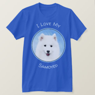 Samoyed Puppyschilderij - Mooie Originele Honden K T-shirt