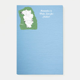 Samoyed Relaxation Post-it® notes, 4 x 6 inch Notes