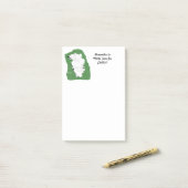 Samoyed Relaxation Post-it® notes, 4 x 6 inch Post-it® Notes (Op bureau)