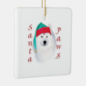 Samoyed Santa Paws Keramisch Ornament (Rechts)