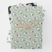 Samoyed Schilderen Wit Schattige Originele Pet Dog Inpakpapier Vel (In situ)