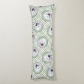 Samoyed Schilderen Wit Schattige Originele Pet Dog Lichaamskussen (Achterkant (Verticaal))