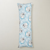 Samoyed Schilderen Wit Schattige Originele Pet Dog Lichaamskussen (Achterkant (Verticaal))