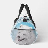 Samoyed Schilderen Wit Schattige Originele Pet Dog Plunjezak (Rechts)