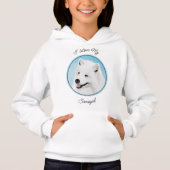 Samoyed Schilderij - Mooie Originele Honden Kunst (Voorkant)