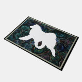 Samoyed Side Gait 24-inch x36-inch uitstekende deu Deurmat (Schuin)