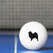 Samoyed Silhouette Pingpongbal (Net)