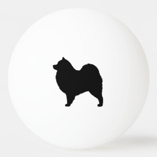 Samoyed Silhouette Pingpongbal