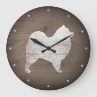 Samoyed Silhouette Rustic