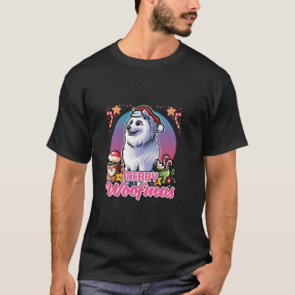 Samoyed Sinterklaas Koffie Mok Vrolijk Kerstmis Ho T-shirt