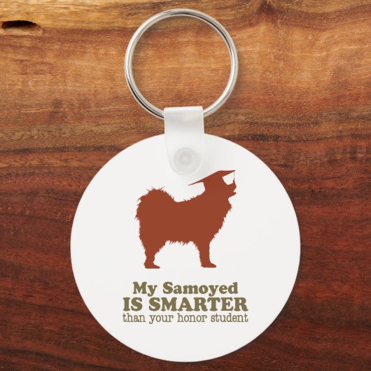 Samoyed Sleutelhanger (Voorkant)
