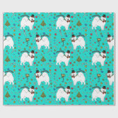 Samoyed "Snazzy Sam" Holiday Cadeaupapier (Vlak)