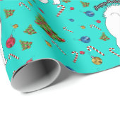 Samoyed "Snazzy Sam" Holiday Cadeaupapier (Rol Hoek)