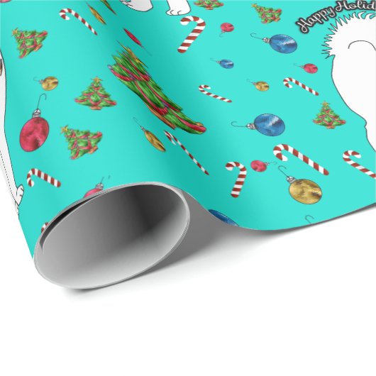 Samoyed "Snazzy Sam" Holiday Cadeaupapier (Rol Hoek)