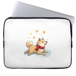 Samoyed Sneeuwengel Laptop Sleeve