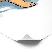 Samoyed Sneeuwengel Perfect Poster (Hoek)