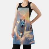 Samoyed Snowy Mountain Adventure Christmas Schort (Insitu)