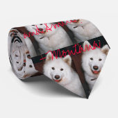 Samoyed Stropdas (Opgerold)