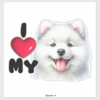 Samoyed Sweetheart Sticker