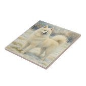 Samoyed Tegeltje (Zijkant)