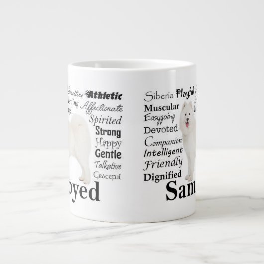 Samoyed Traits Jumbo Mok (Voorkant)