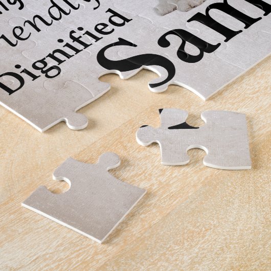 Samoyed Traits Puzzle Legpuzzel (Zijkant)