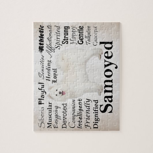 Samoyed Traits Puzzle Legpuzzel (Verticaal)
