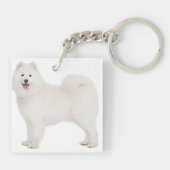 Samoyed Traits Sleutelhanger (Achterkant)