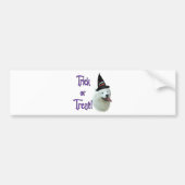 Samoyed Trick Bumpersticker (Voorkant)