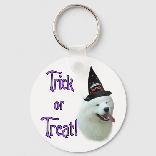 Samoyed Trick Sleutelhanger (Voorkant)