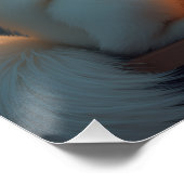 Samoyed Under the Mistletoe Christmas Painting Perfect Poster (Hoek)