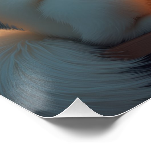 Samoyed Under the Mistletoe Christmas Painting Perfect Poster (Hoek)