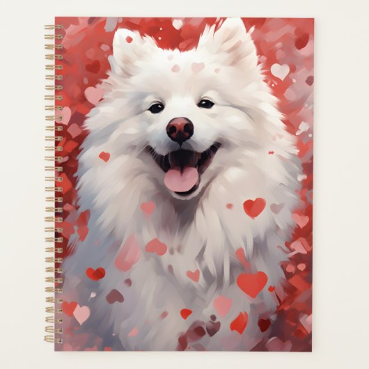 Samoyed Valentijnsdag Planner (Voorkant)