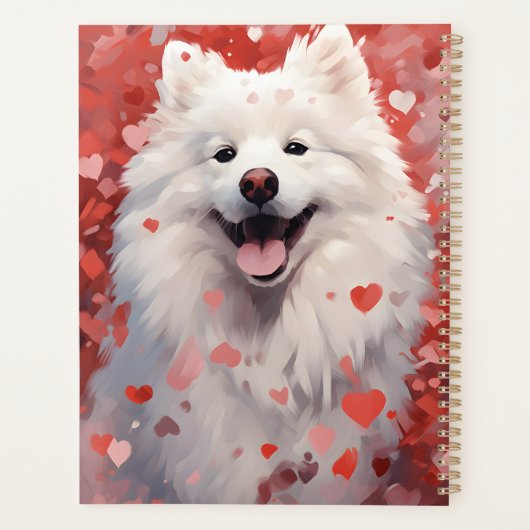 Samoyed Valentijnsdag Planner (Achterkant)