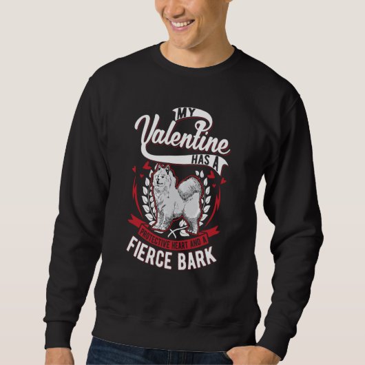 Samoyed Valentine's Day Samoyed Trui (Voorkant)