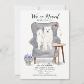 Samoyed | Verplaatsingsaankondiging Aankondiging (Voorkant)