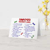 SAMOYED Wetten 2 van het bezit Kaart (Gele Bloem)