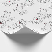 Samoyed Wrapping Paper Cadeaupapier (Hoek)