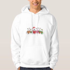 samoyeds in Christmas jumpers Hoodie