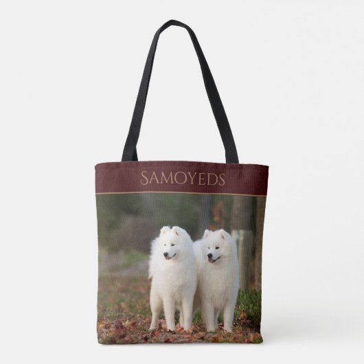 Samoyeds Tote Bag (Achterkant)