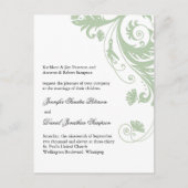 Sample bruiloft Briefkaart voor Jen (Voorkant)