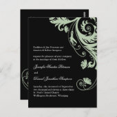 Sample bruiloft Briefkaart voor Jen (Voorkant / Achterkant)