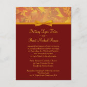 Sample bruiloft uitnodiging - Herfst bladeren (Voorkant)