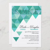 SAMPLE handtekening ultra-dikke geometrische drieh Kaart (Voorkant / Achterkant)