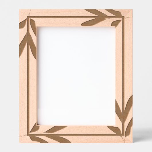 Sample Leaves Laser Afbeelding Gegraveerde Lijstjes (Voorkant)