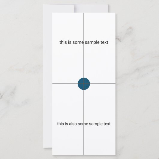 sample test Trouwprogramma (Achterkant)