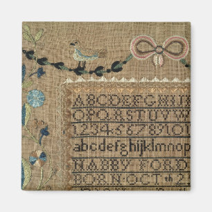 Sampler door N.Ford, 1799, New Hampshire Magneet