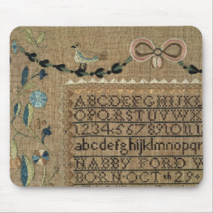 Sampler door N.Ford, 1799, New Hampshire Muismat
