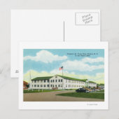 Sampson Air Force Base-gebouw Briefkaart (Voorkant / Achterkant)